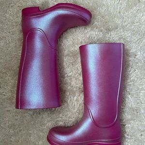 Crocs Iridescent Rain Boots